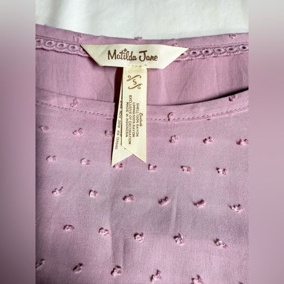 MATILDA JANE Lavender Turn on the Charm A-line mini dress size S - Picture 12 of 15